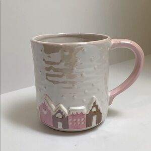 Charming Pink & White Mug